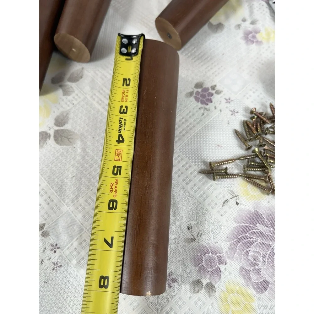 Angled Furniture Legs 8 Inch Slanted Wood Legs for Ottoman Bench Coffee‎ Table